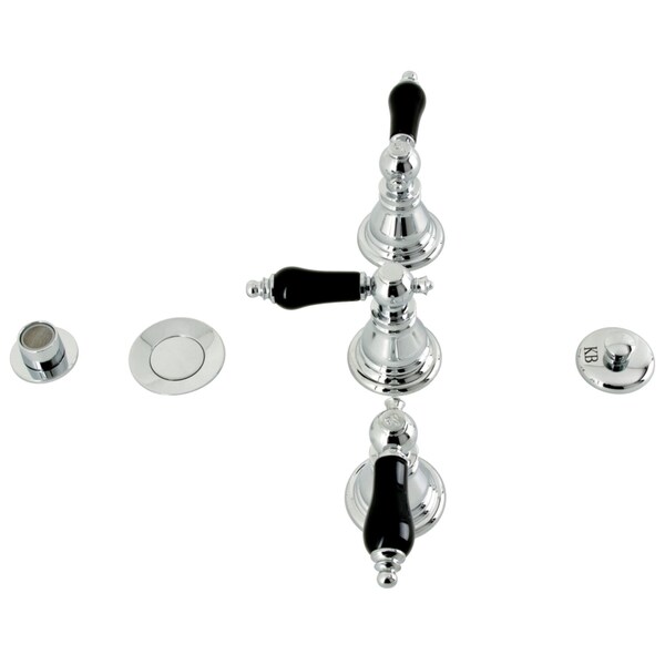 ThreeHandle Bidet Faucet, Polished Chrome